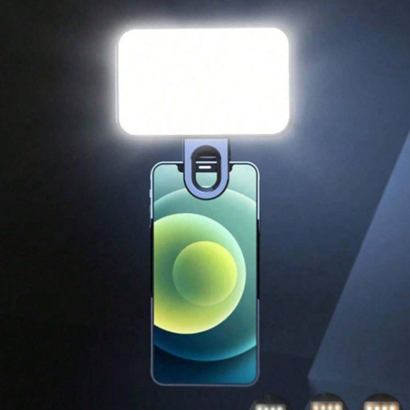 Luz LED para- Celular con Gancho